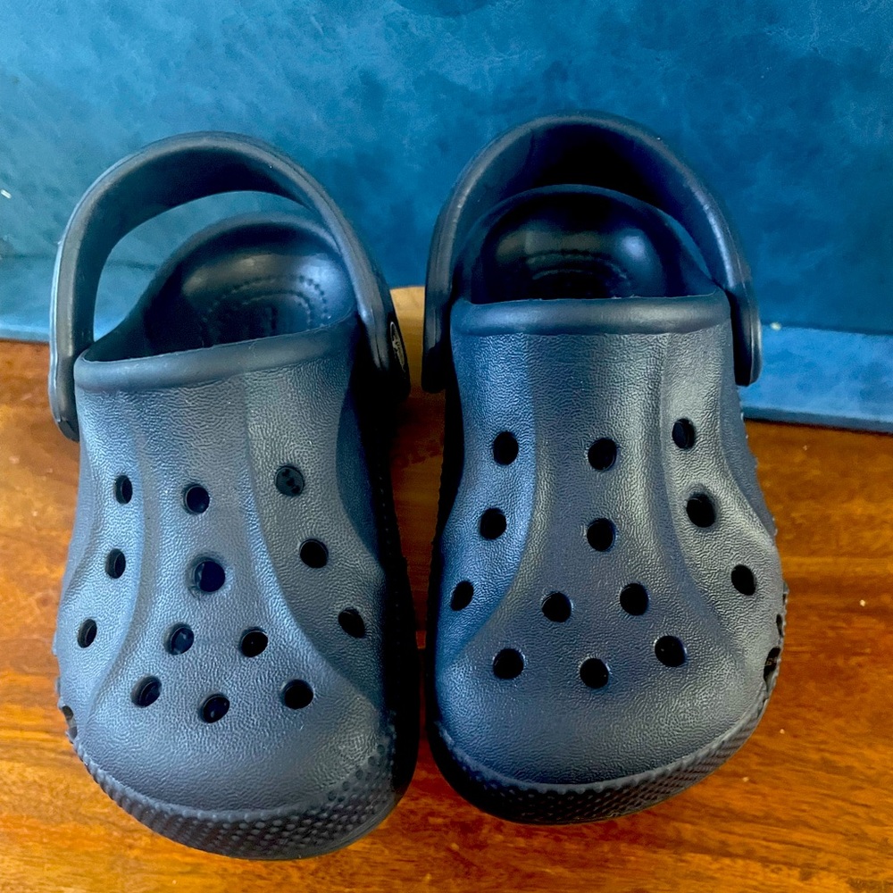 Fairly New Navy Crocs